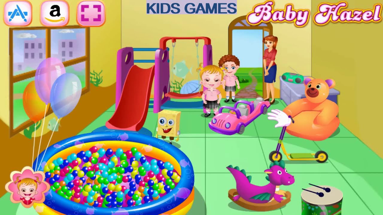 Baby Hazel Preschool   Kids Games, Learn Colors, Play in Playground