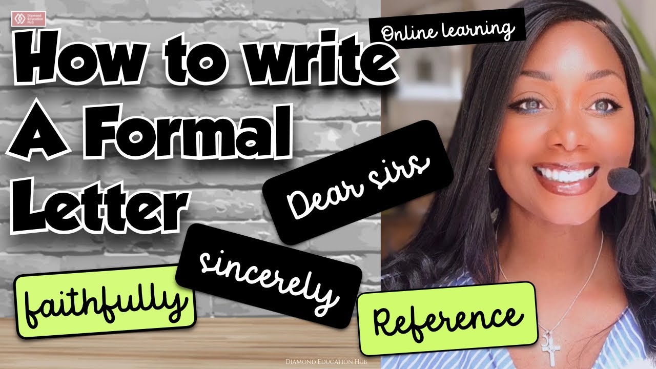 How to Write a Formal Letter || Online Learning || Diamond Education Hub