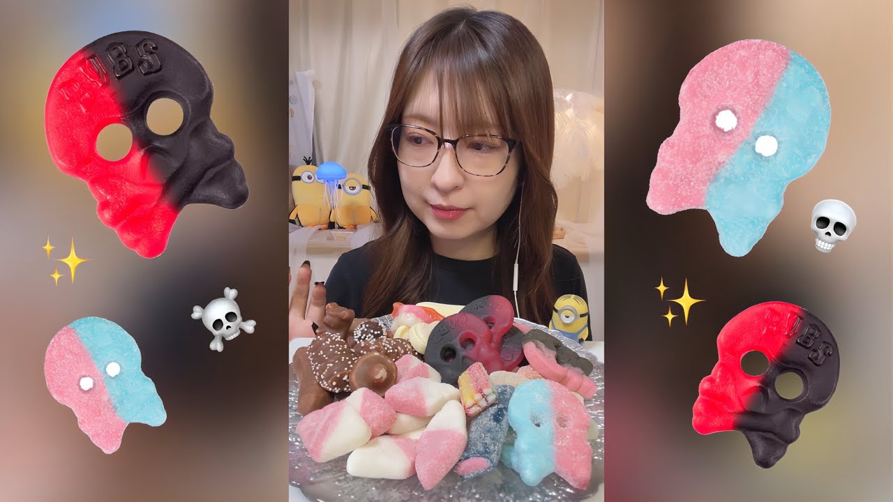 【ASMR】またまたリコリス入りのスウェディッシュキャンディを食べる | 咀嚼音