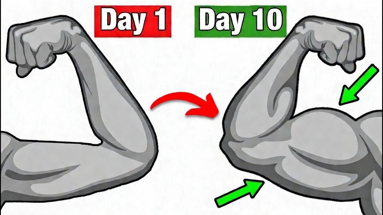 The Best Exercise for Bigger Biceps at Home | No Gym Required!