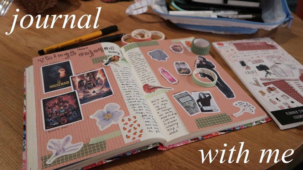 journal with me at a cafe (again) (very slow, no talking + music)