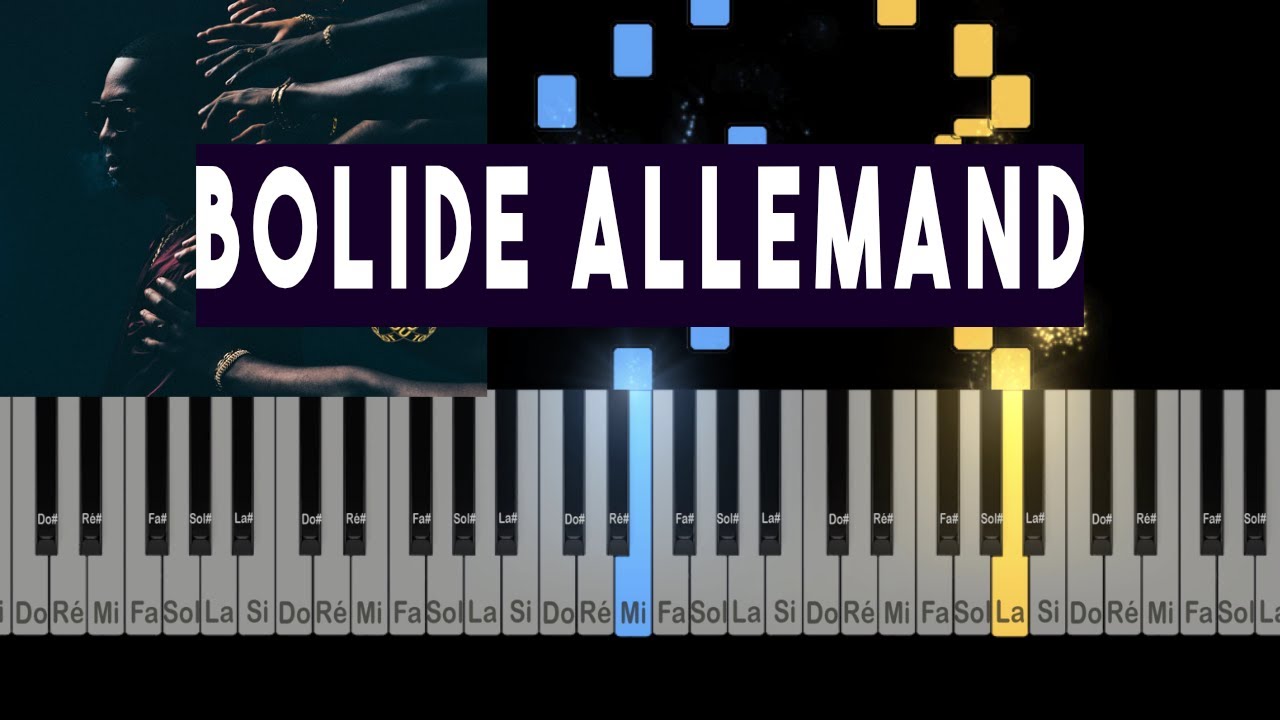 SDM - BOLIDE ALLEMAND - Piano Cover Tutorial Instrumental