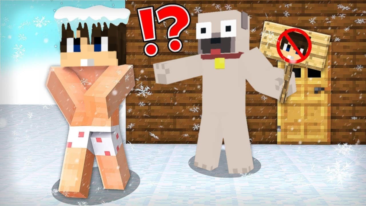 KIIS KIDOBOTT A HÁZAMBÓL A MINECRAFTBAN!