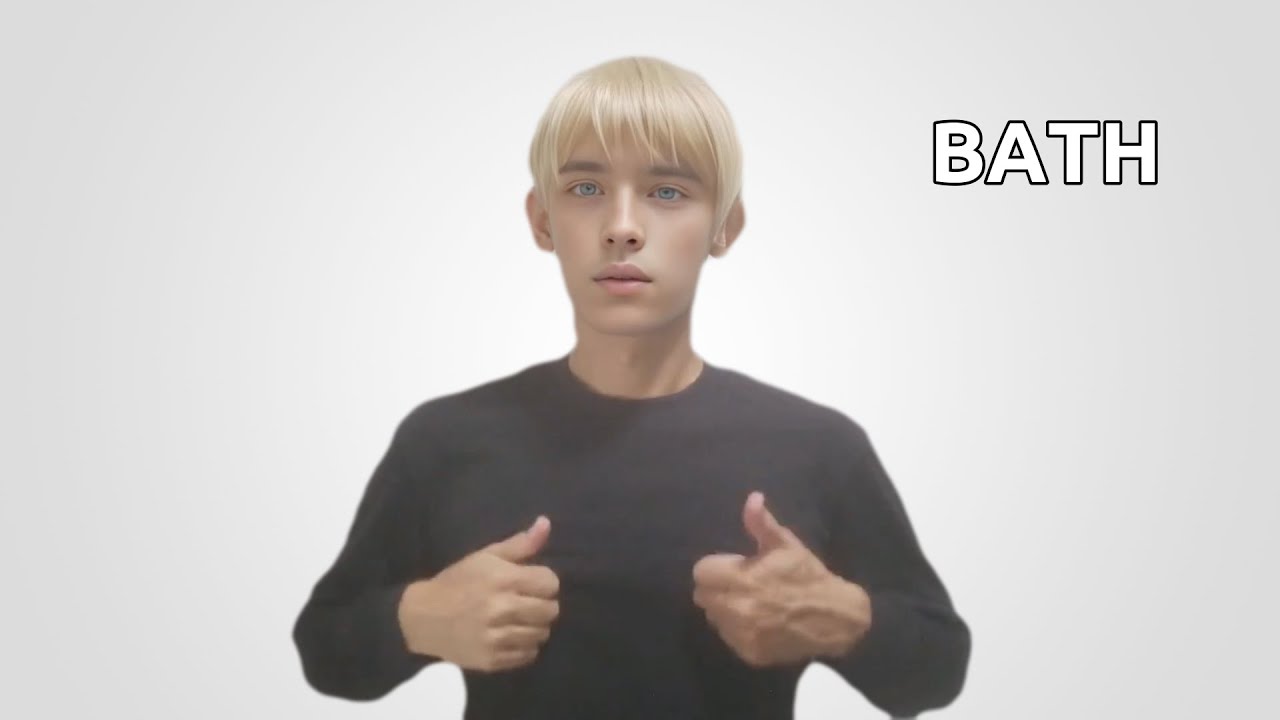 How to Sign Bath in American Sign Language (ASL)?