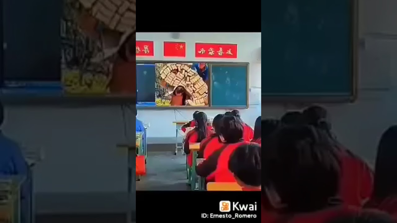 Chinese school children being shown the labours of their parents. PLEASE SUBSCRIBE to get more video