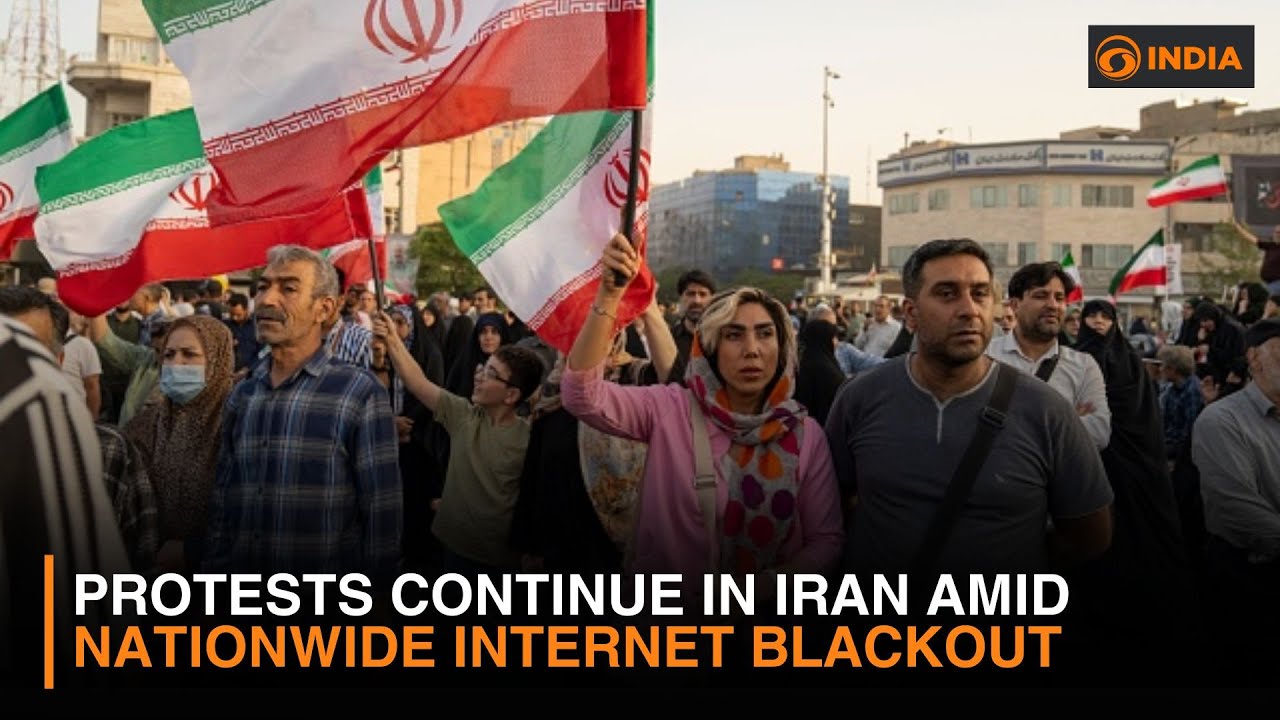 Protests continue in Iran amid nationwide internet blackout | Latest Updates | DD India Live