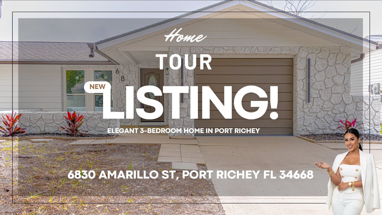 6830 AMARILLO ST, PORT RICHEY FL 34668-HOUSE TOUR