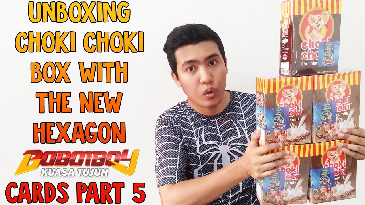 Solar dan Thorn???!!! Unboxing Choki Choki Box With The NEW Boboiboy Kuasa Tujuh Cards Part 5