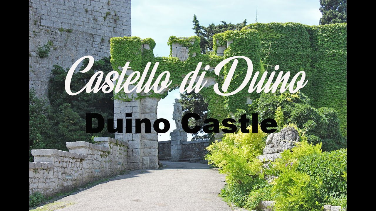 Discovering Castello di Duino.  Duino Castle on the northern Adriatic coast.