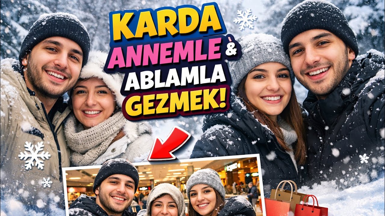 Karda Ailemle Gezdik Günlük Vlog #11