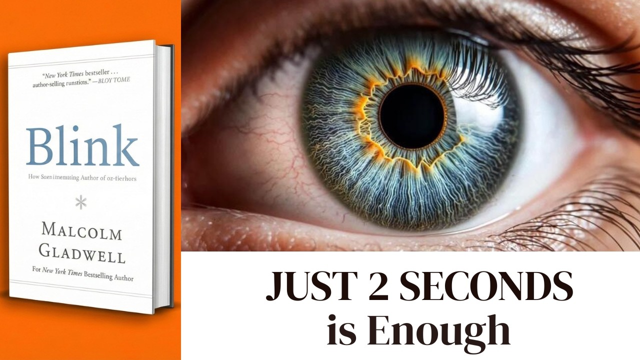 IN THE BLINK OF AN EYE YOU ARE JUDGED | MALCOLM GLADWELL