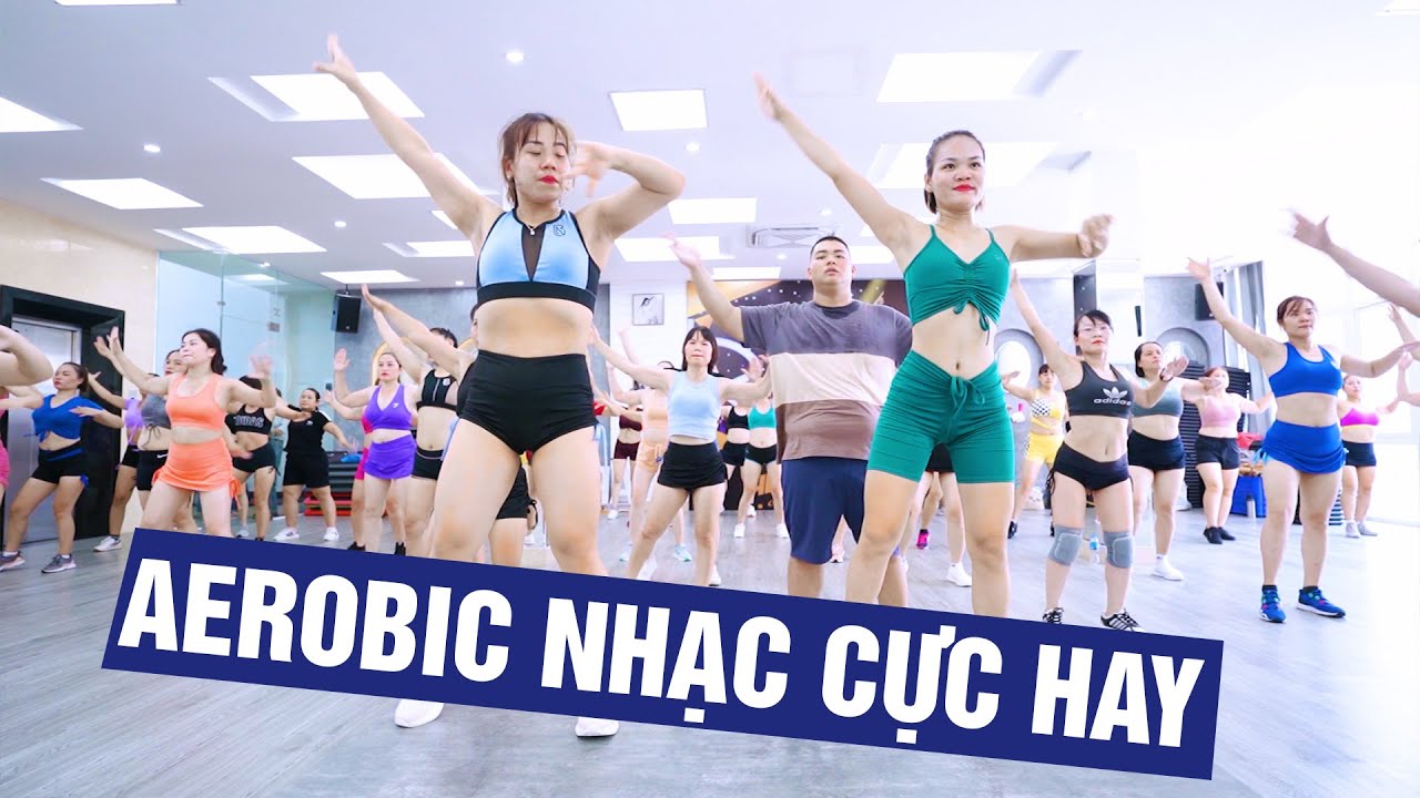 BÀI TẬP AEROBIC NHẠC CỰC CUỐN - GIẢM BÉO BỤNG | BẢO NGỌC AEROBIC