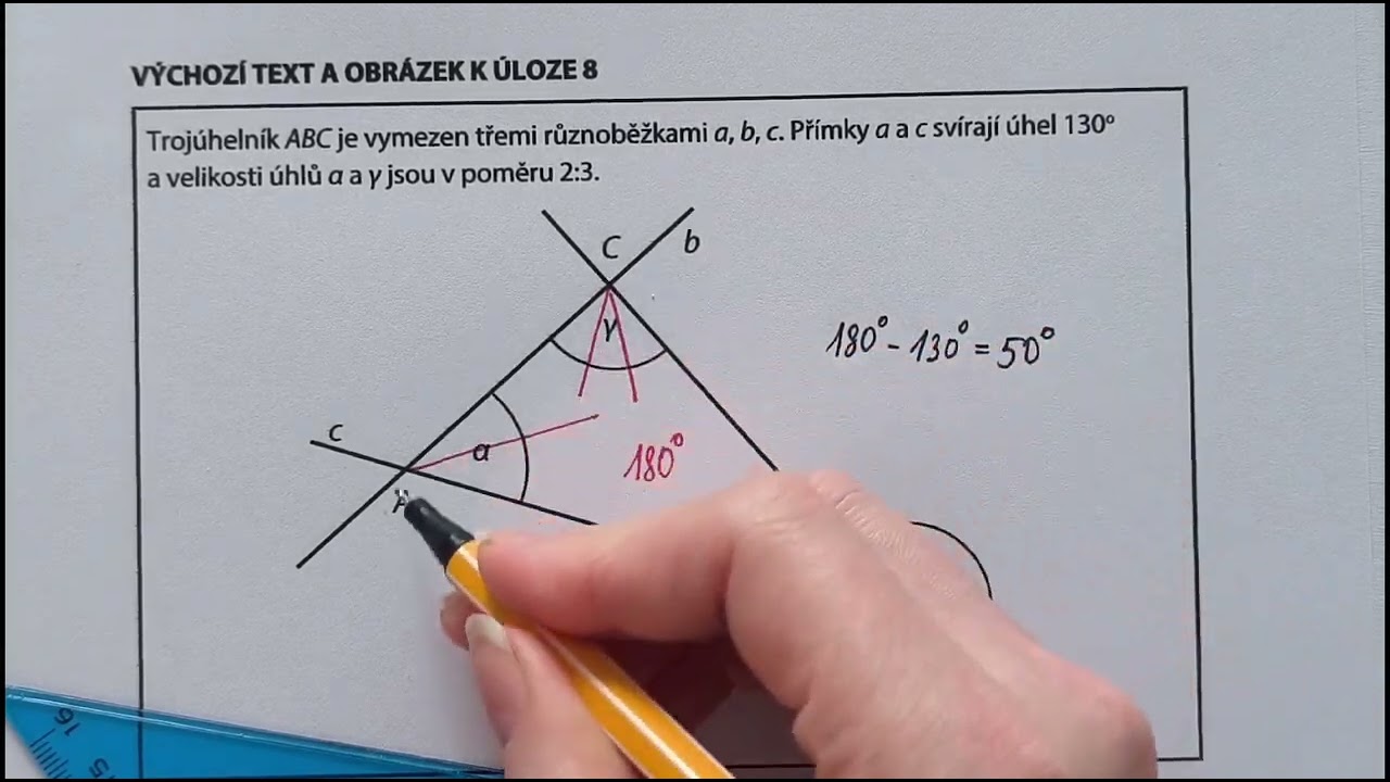 CERMAT 2024, 1. náhradní termín, příklad 8