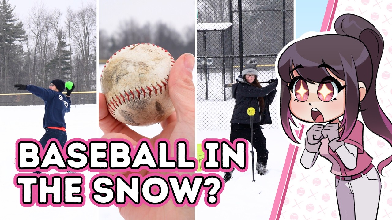 WE PLAYED BASEBALL IN THE SNOW...KINDA