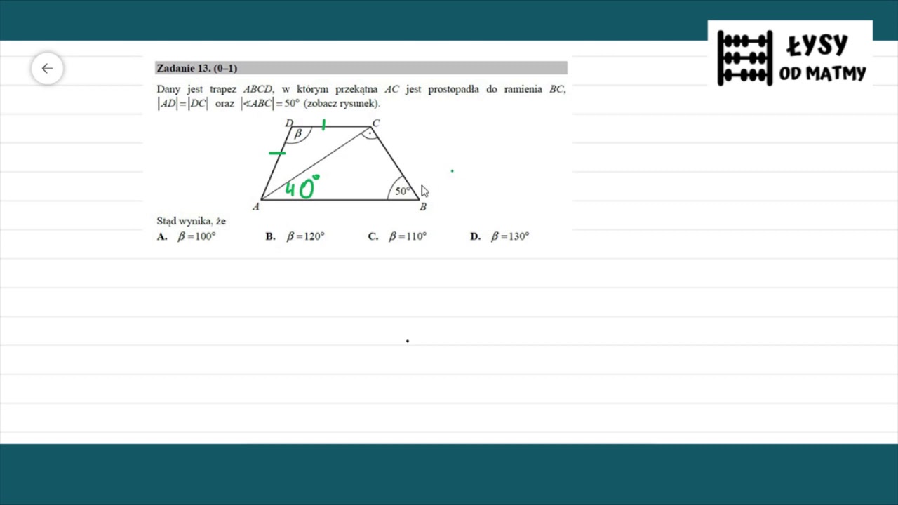 P zadanie 13/2016 matura czerwiec matematyka podstawa