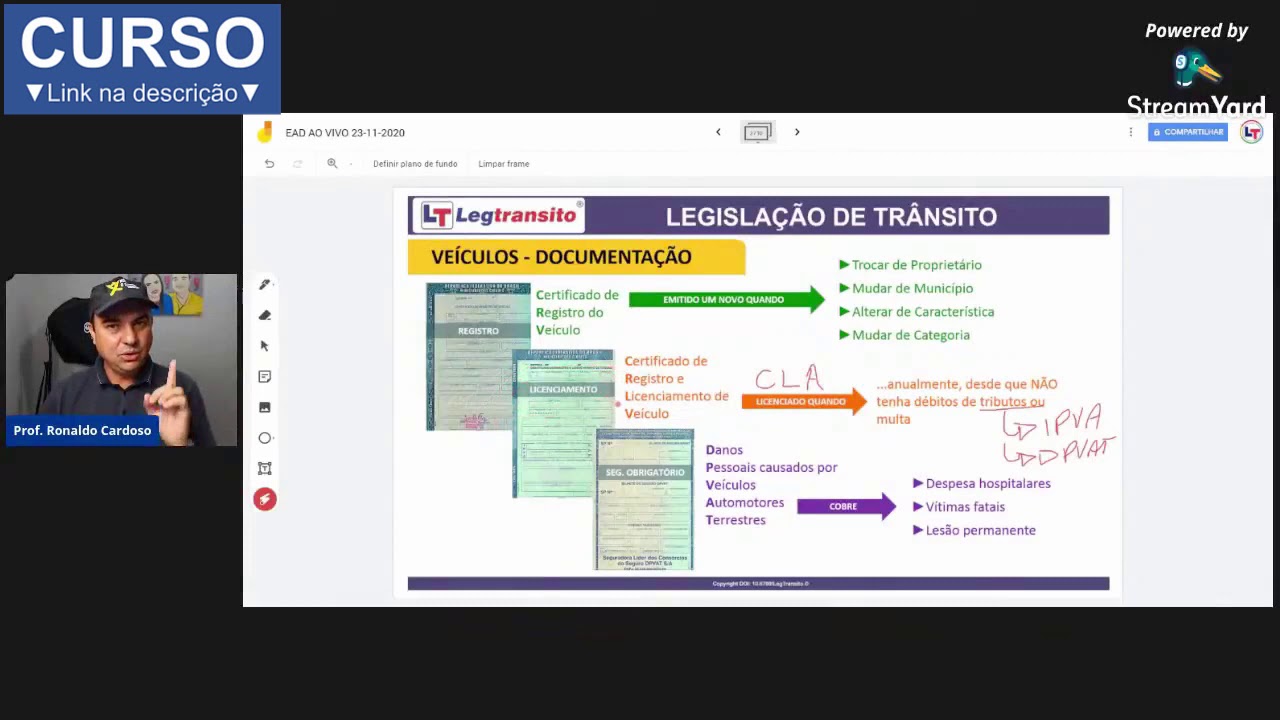 QUAL DOCUMENTO DO VEÍCULO É DE PORTE OBRIGATÓRIO?