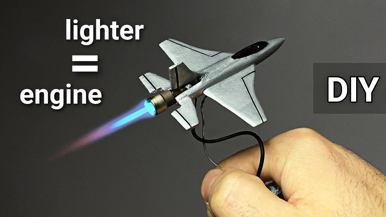 Mini Aircraft with a Real Jet Engine | Step-by-Step Build