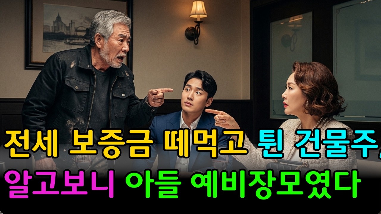 내 전세금 3억 들고 튄 사기꾼, 아들이 데려온 예비 장모였습니다