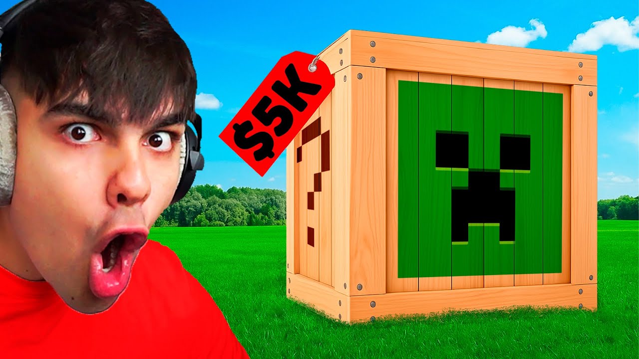 Abrí una Caja Misteriosa de Minecraft en la Vida Real
