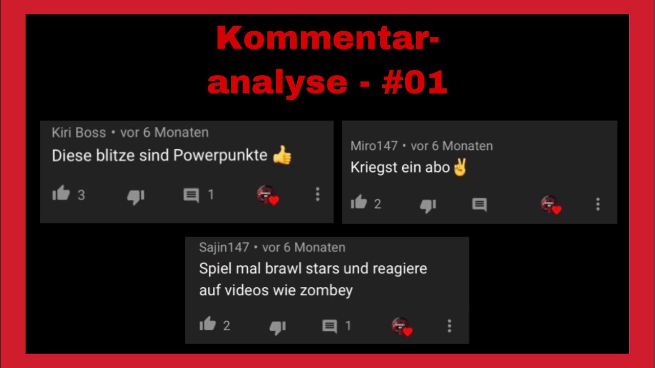 Kommentaranalyse - #01