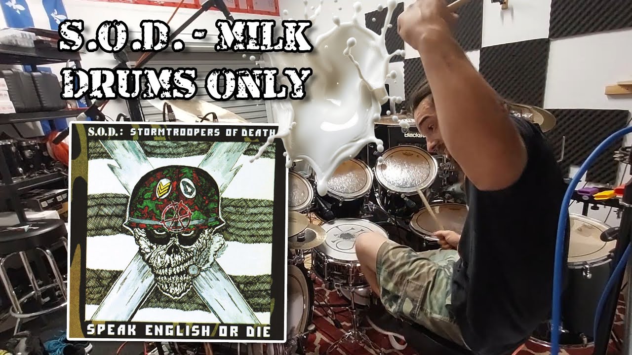 S.O.D. (Stormtrooper Of Death) - Milk Drums ONLY