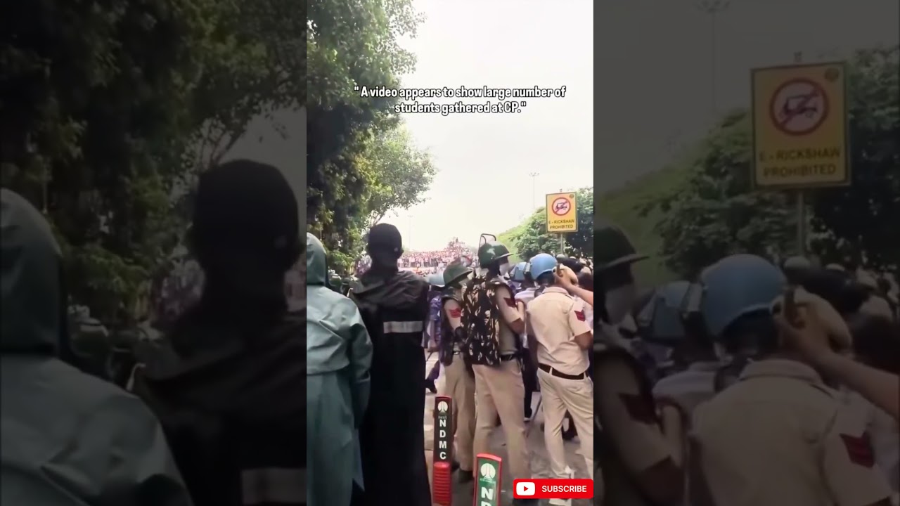 Sansad Chalo Protest 2026 | Delhi Police Lathi Charge at Connaught Place | Delhi Police vs Protester
