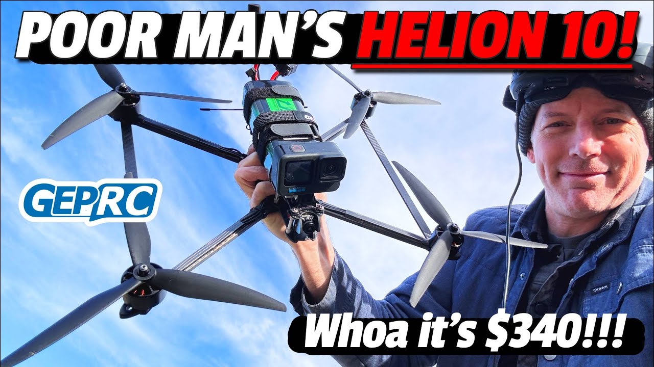 Poor Man's iFlight Helion 10 - дрон Geprc Mark4 LR10 с большим радиусом действия