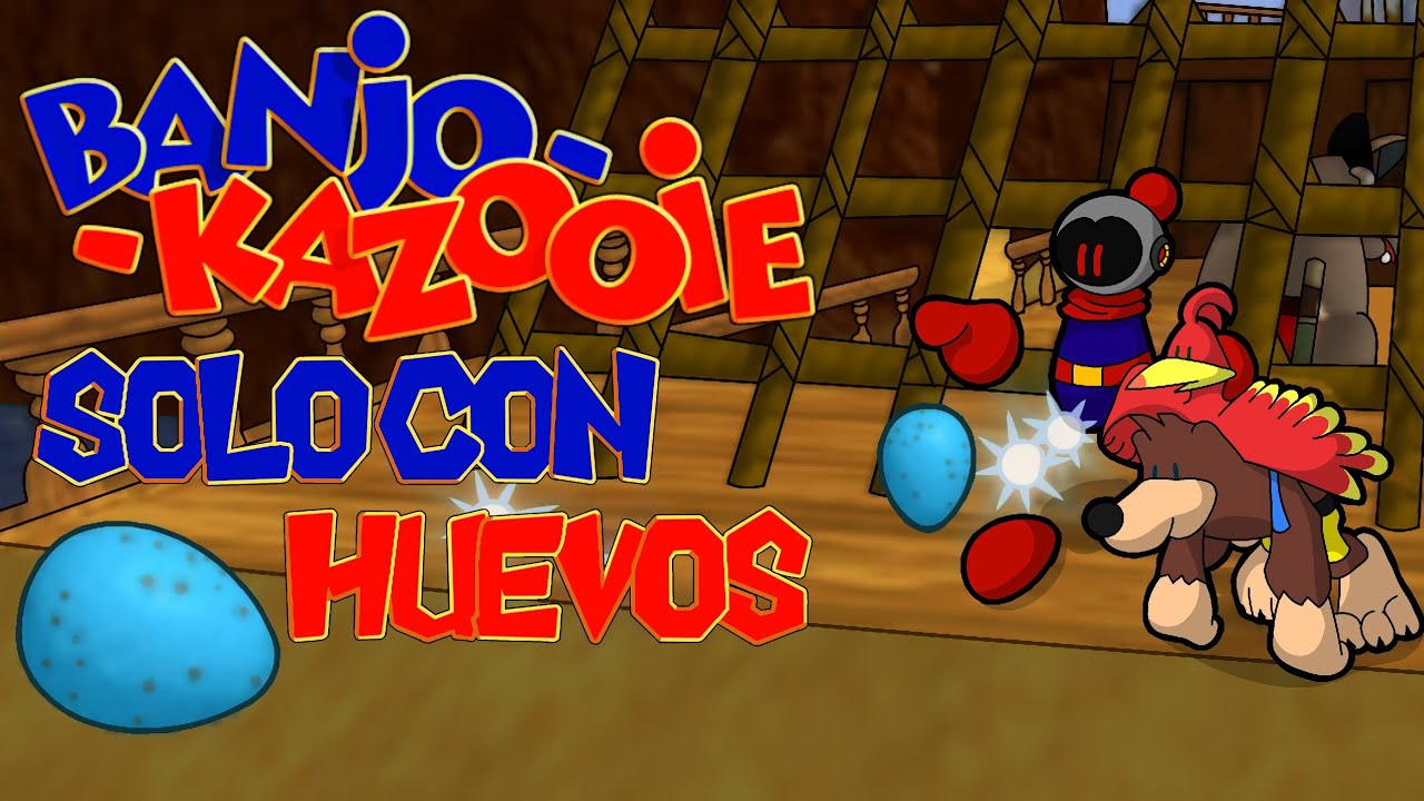 ¿Es posible terminar Banjo Kazooie solo con huevos?