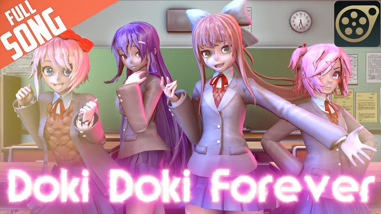 [SFM DDLC] Doki Doki Литературный клуб! 🎵 - Анимационная песня OR3O 🎵