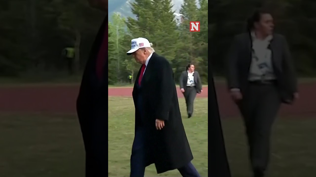 Donald Trump Arrives In Canada For G7 Summit
