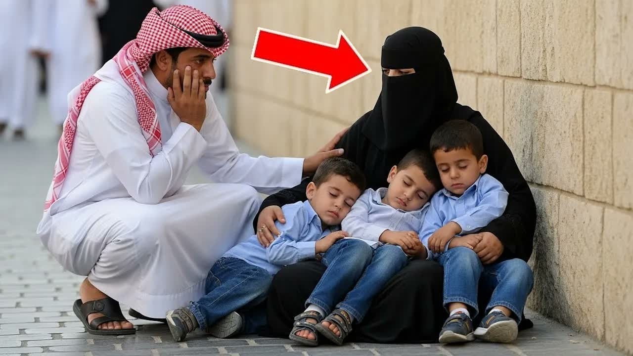 رأى طليقته تتسوّل مع أطفالها بعد 8 سنوات من الطلاق ..  ولكنه لم يكن يعلم أنهم أولاده