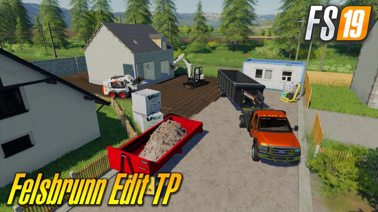COMPACT MODS 🚧 U.S. STYLE PUBLIC WORKS 🚧 FS19 FELSBRUNN EDIT TP MAP FARMING SIMULATOR 19