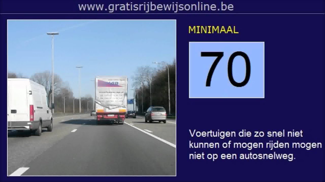 GRATIS RIJBEWIJS ONLINE (4) Rijbewijs B - AUTOSNELWEG