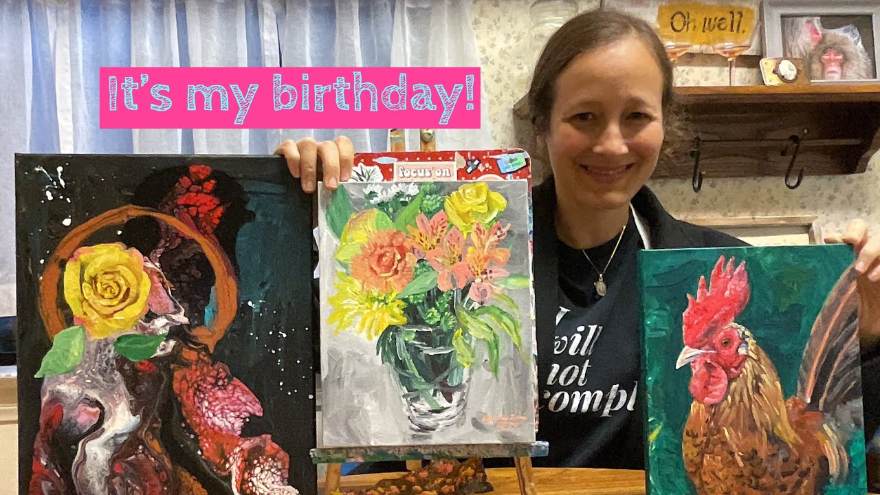 Artist’s Vlog, Life Events and How I Paint Them #vlog #artist #painting 