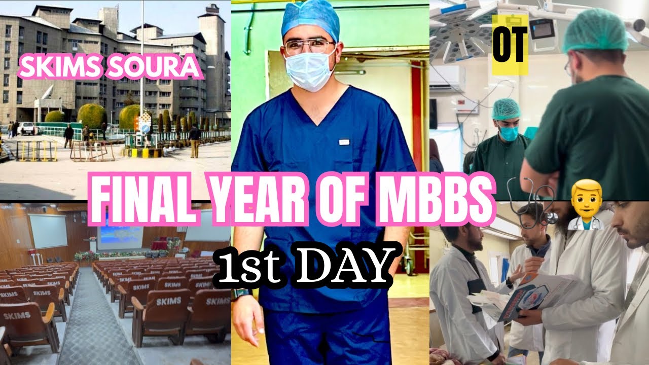 My 1st Day of “FINAL YEAR MBBS” at SKIMS SOURA !! Vlog 01 / Review!!
