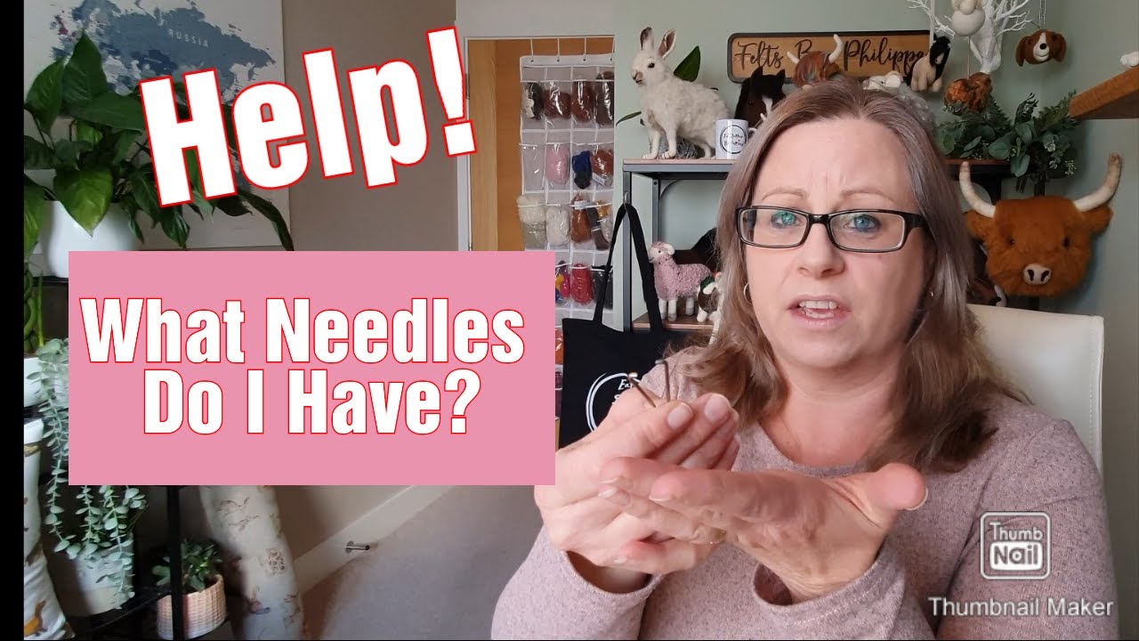 I'll Show You How To Work Them Out | Needle Felting Needles Not Labelled! No Problem |