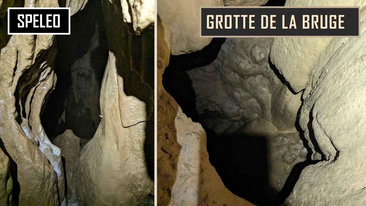 SP&Eacute;L&Eacute;O | GAMELLES et AGRANDISSEMENT D'UNE &Eacute;TROITURE - Grotte de la Bruge et des Stalactites