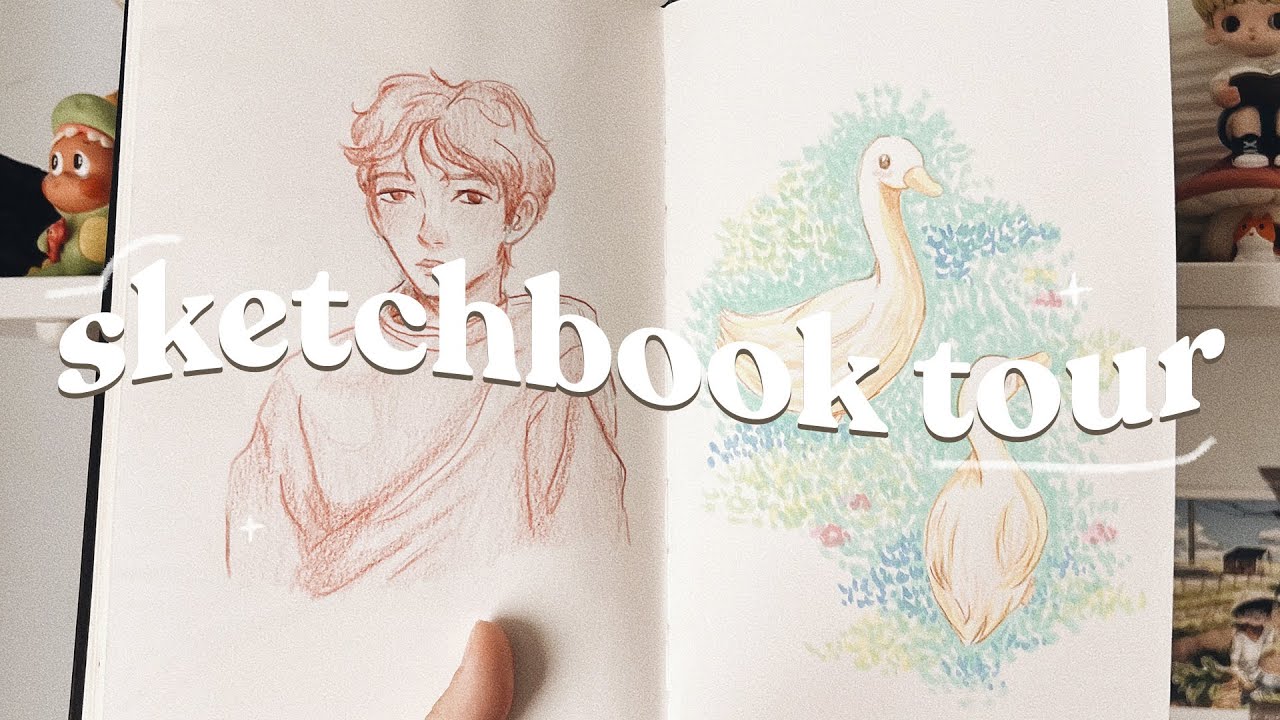 calm and cozy sketchbook tour ☕️ | vol. IV