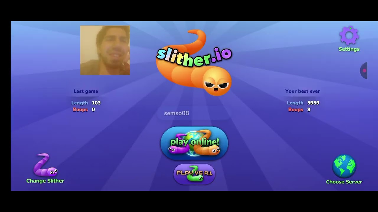 Arkadaşlar bu oyundaki rakipler beni deli etti yemin ederim ki nasıl bir şey bu (Slither.io) 