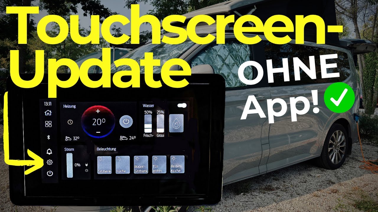 Ford Nugget Touchscreen updaten – ganz ohne App! So geht’s Schritt für Schritt #fordnugget #camping