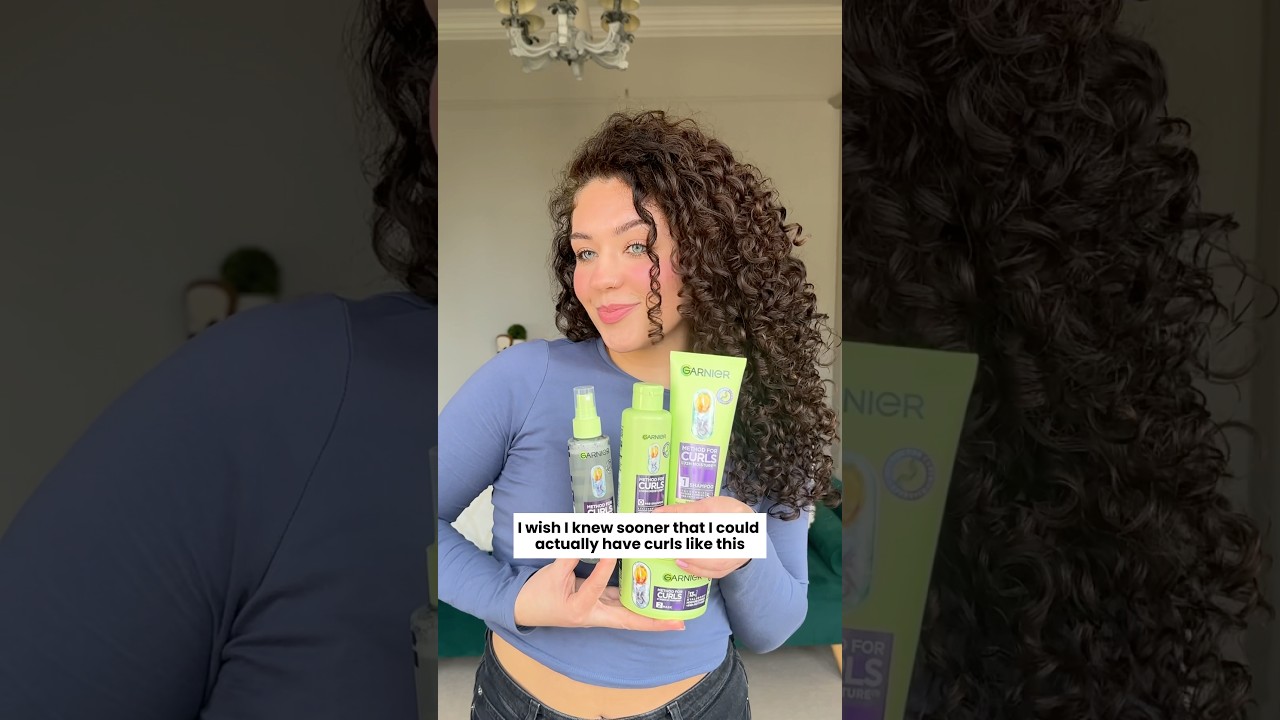 AD my #curls 💚the #garniermethodforcurls range @Garnier UK #7daysofcurls #methodforcurls