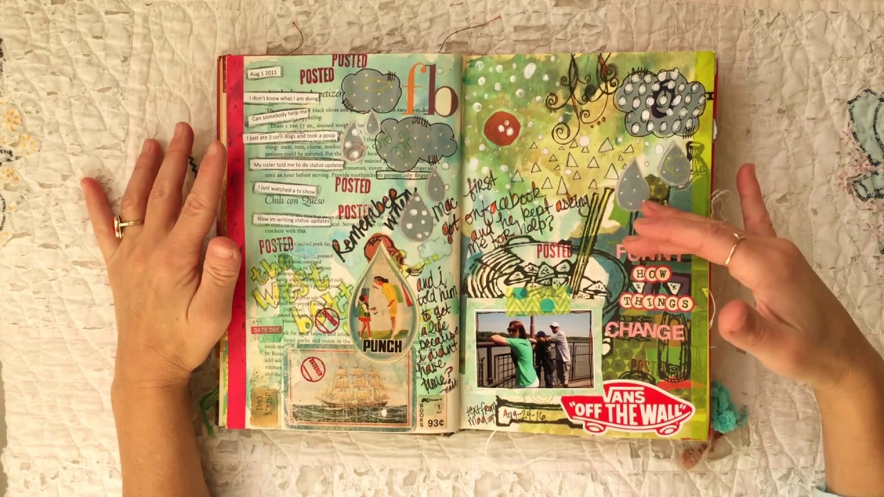 Altered Book Junk Journal Planner