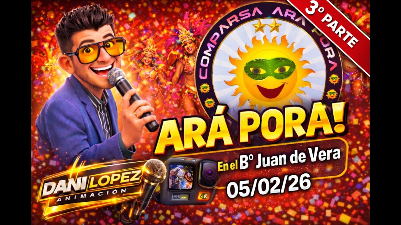 Explota el Carnaval 🔥🎺 | ARÁ PORÁ en Juan de Vera (Parte 3)