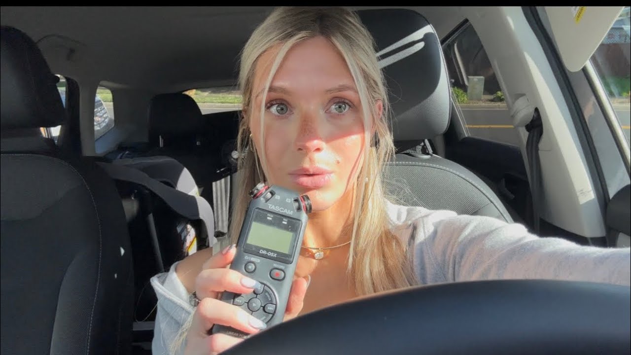 ASMR In My Car🚘  (Pregnancy updates, Tapping Around Car, Clicky Whispers)