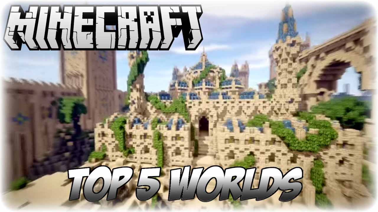 2014 Top 5 EPIC Minecraft Worlds! (1.7.10)