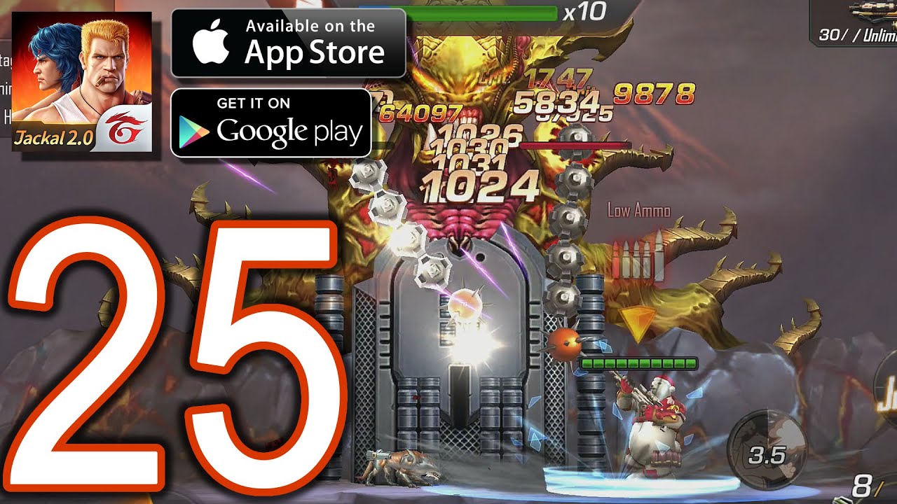 Garena Contra Return Android iOS Walkthrough - Part 25 - E8-6, Story Mode 14: Awakening, Elite 10