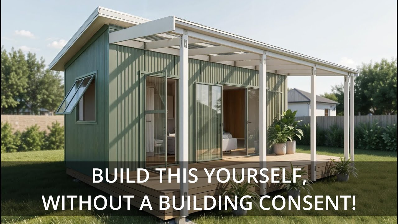 DIY 30sqm Cabin Build in NZ (No Building Consent Needed!) | Full Plans + How-To Guide