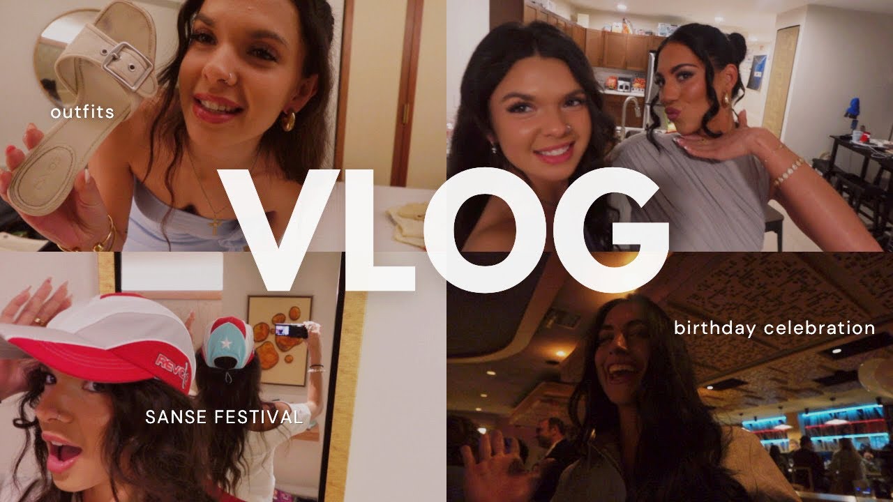 VLOG - sanse festival, birthdays & 7brew!!!