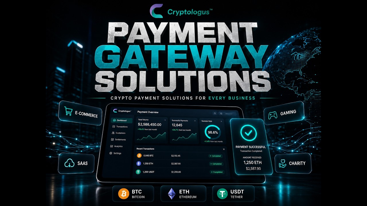 Crypto Payment Gateway Solutions for Every Business  | Accept BTC, ETH, USDT Globally