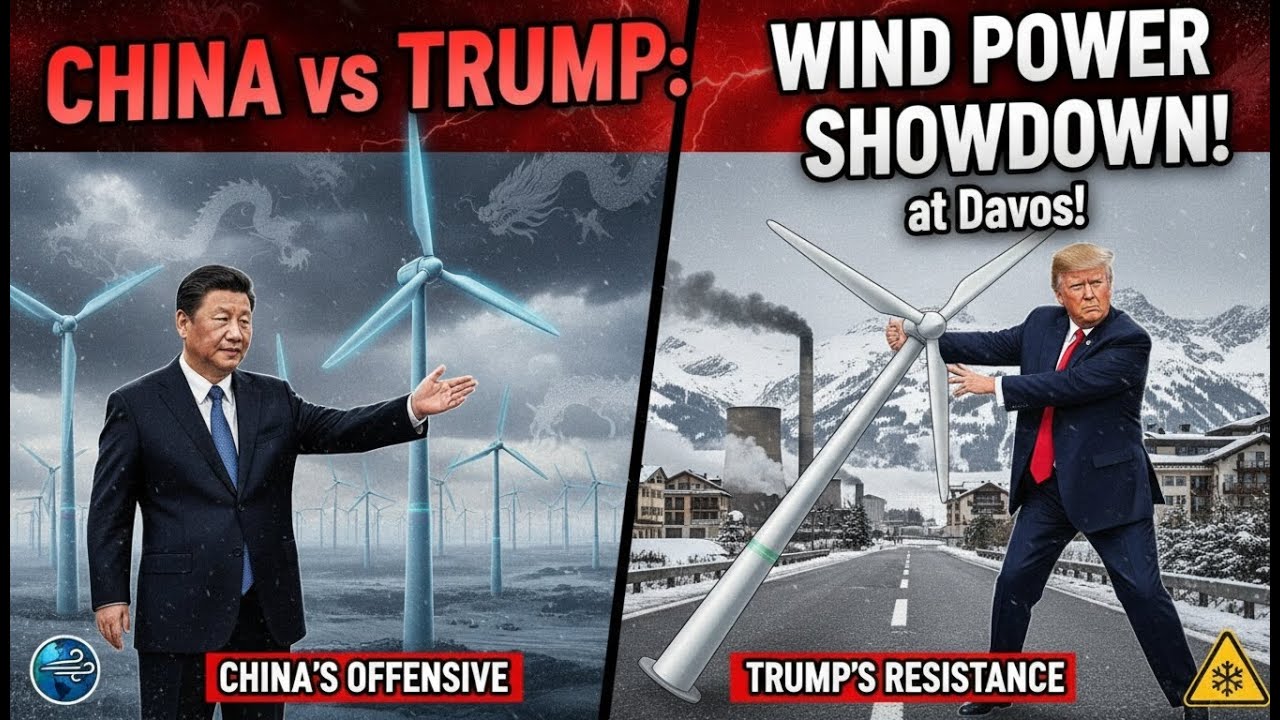 China vs Trump: Wind Power Showdown at Davos!